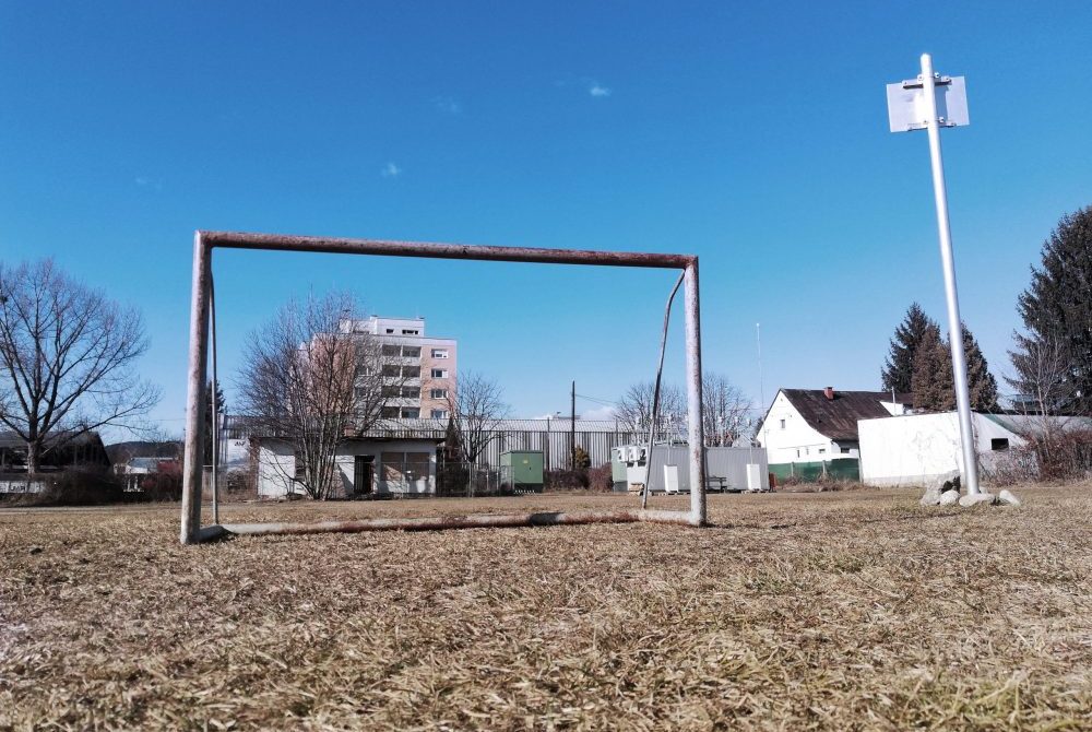 Club Hybrid Heidi Pretterhofer und Michael Rieper Fußballtor