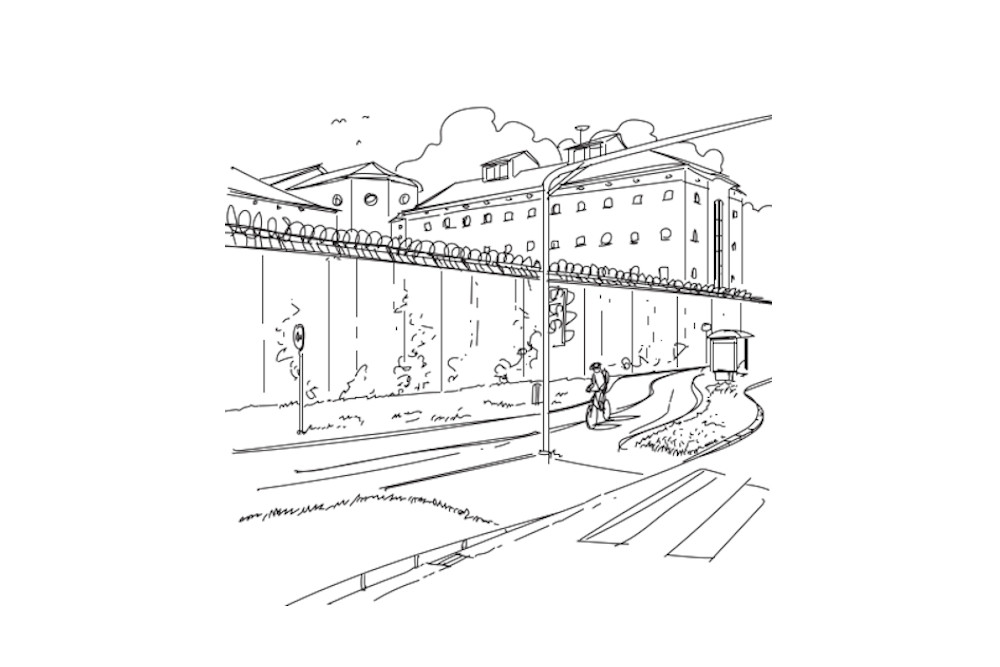 Literaturhaus Graz ausreißer wORTwechsel Zeichnung