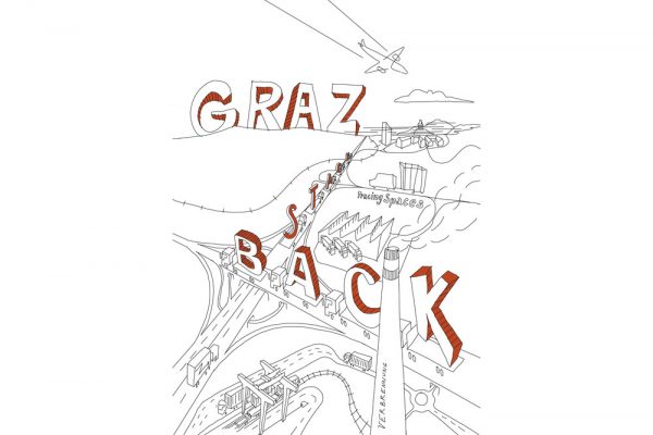 Tracing Spaces Graz Backstage Comiczeichnung