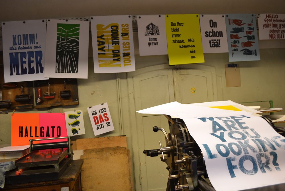 Verein Stadtteilprojekt Annenviertel Unsichtbares Handwerk im Annenviertel Plakatdrucke