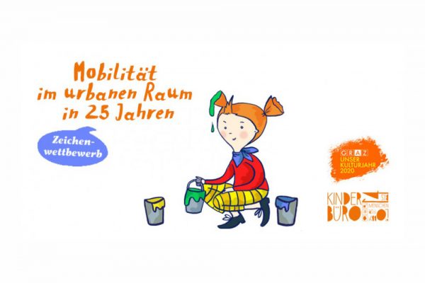 Kinderbüro Mobilität im urbanen Raum in 25 Jahren Zeichenwettbewerb