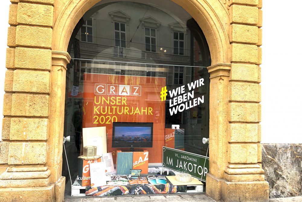 Schaufenster Graz Tourismus Herrengasse