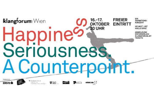Klangforum Wien Happiness Seriousness A Counterpoint Animationskonzerte Plakat